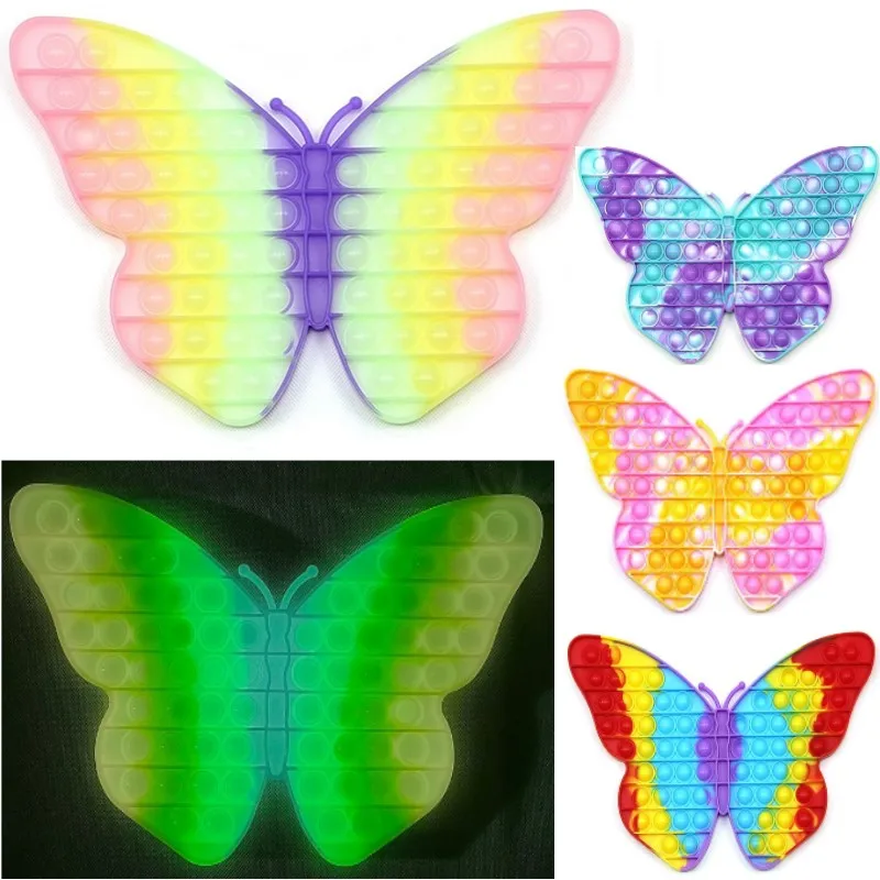Big Size Push Bubble Sensory Toys Butterfly Anti-stress Kids Soft Squeeze Toy for Autism Special Needs Rainbow Butterfly Bubbles
Big Size Push Bubble Sensory Toys Butterfly Anti-stress Kids Soft Squeeze Toy for Autism Special Needs Rainbow Butterfly Bubbles