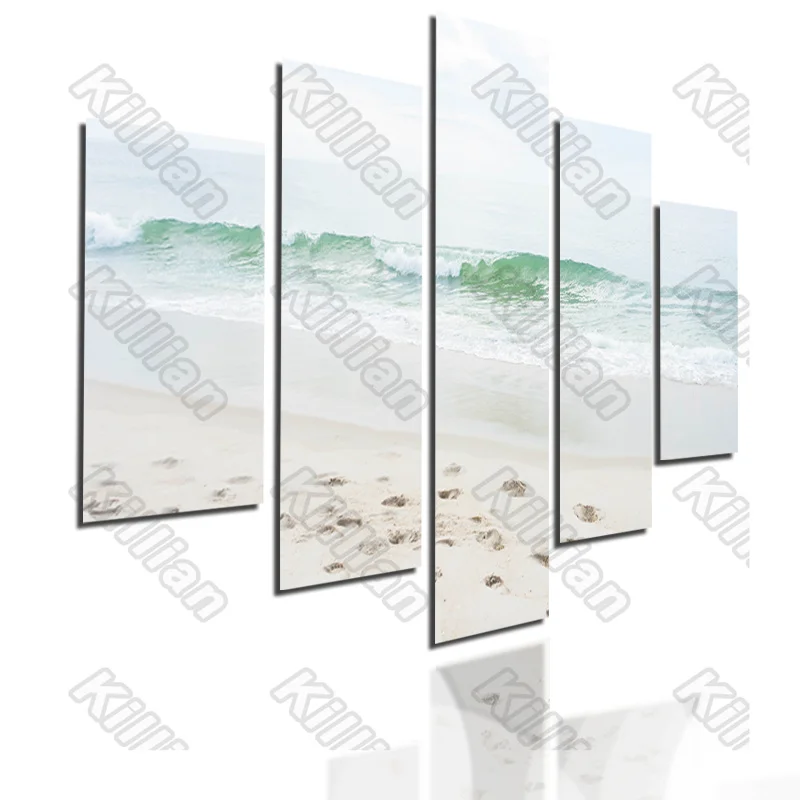 Landscape Style Mural Canvas Paintings Bed Home Decor Prints 5 Pieces Green Waves Beach Decoration Living Room Wall Fresco
Landscape Style Mural Canvas Paintings Bed Home Decor Prints 5 Pieces Green Waves Beach Decoration Living Room Wall Fresco