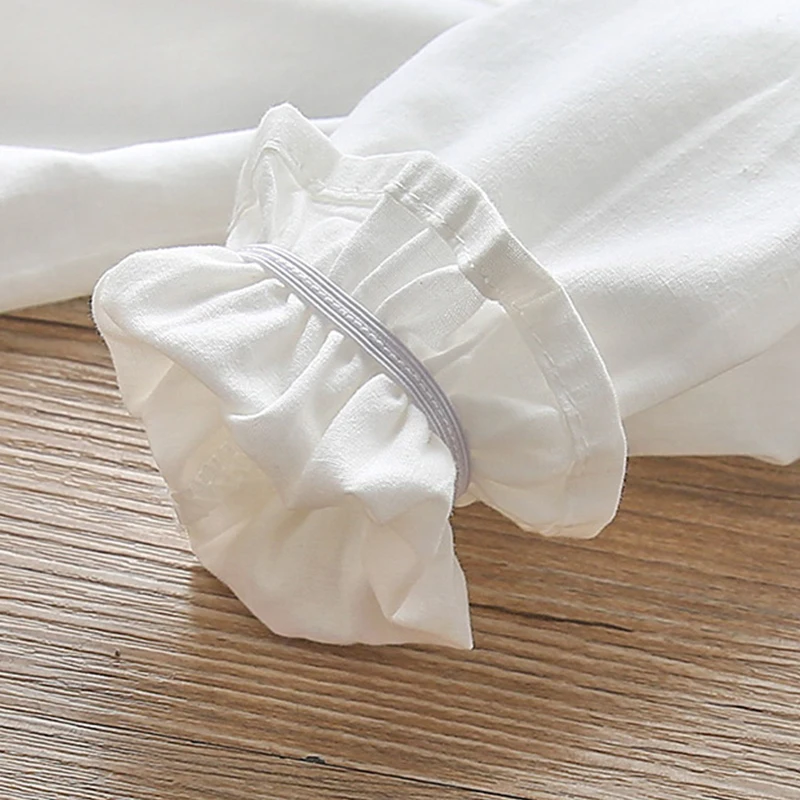 Girls Shirt New Spring Toddler Baby Casual Long-Sleeved White Shirt Children's Lace Lapel ChildrenClothes 2-7Y
Girls Shirt New Spring Toddler Baby Casual Long-Sleeved White Shirt Children's Lace Lapel ChildrenClothes 2-7Y