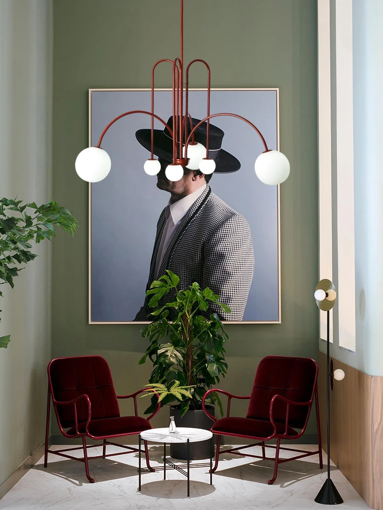Nordic minimalist living room restaurant lamp creative personality study cafe clothing store art chandelier
Nordic minimalist living room restaurant lamp creative personality study cafe clothing store art chandelier