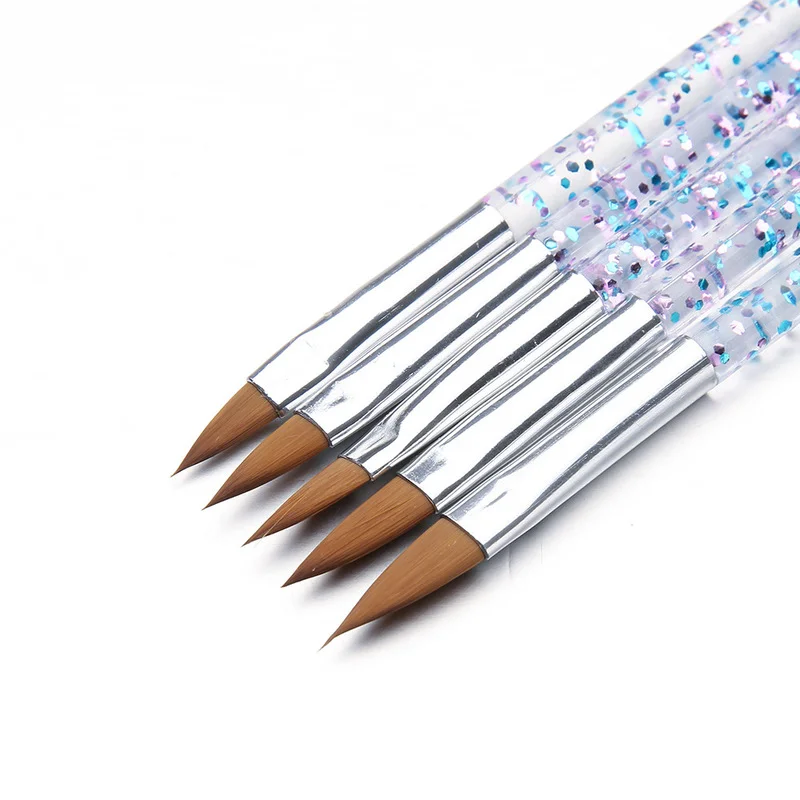 5PCS Crystal Acrylic Nail Art Brush UV Gel Carving Pen Brush Powder DIY Nail Drawing Glitter Crystal Handle Manicure Pens Set
5PCS Crystal Acrylic Nail Art Brush UV Gel Carving Pen Brush Powder DIY Nail Drawing Glitter Crystal Handle Manicure Pens Set
