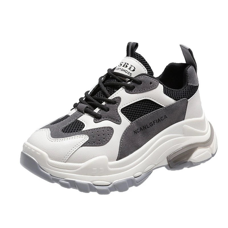 2020 Autumn Platform Sneakers For Women Chunky Black Leather Old Dad Shoes Fashion Brand Lace Up Casual Shoes Woman Ladies 4cm
2020 Autumn Platform Sneakers For Women Chunky Black Leather Old Dad Shoes Fashion Brand Lace Up Casual Shoes Woman Ladies 4cm