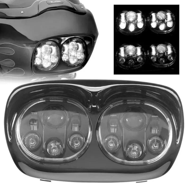 Светодиодный проектор для двойной мотоциклетной фары 5-3/4 дюйма, черный хром, для дорожного скольжения 2004 ~ 2013
Светодиодный проектор для двойной мотоциклетной фары 5-3/4 дюйма, черный хром, для дорожного скольжения 2004 ~ 2013