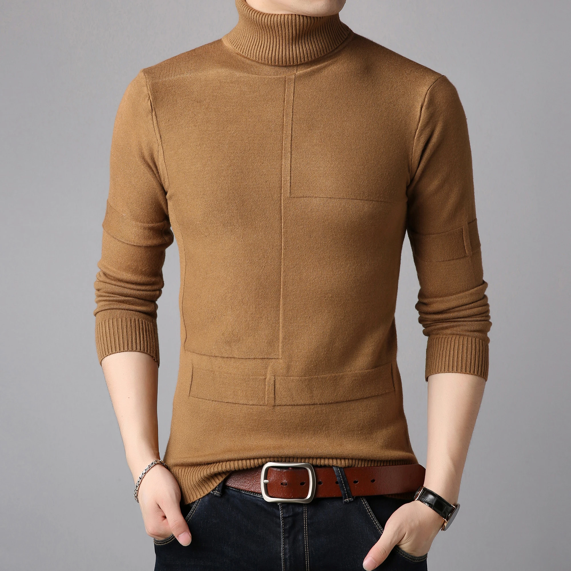 2020 new hot-selling turtleneck sweater Korean casual slim simple trend knitted young men's sweater
2020 new hot-selling turtleneck sweater Korean casual slim simple trend knitted young men's sweater