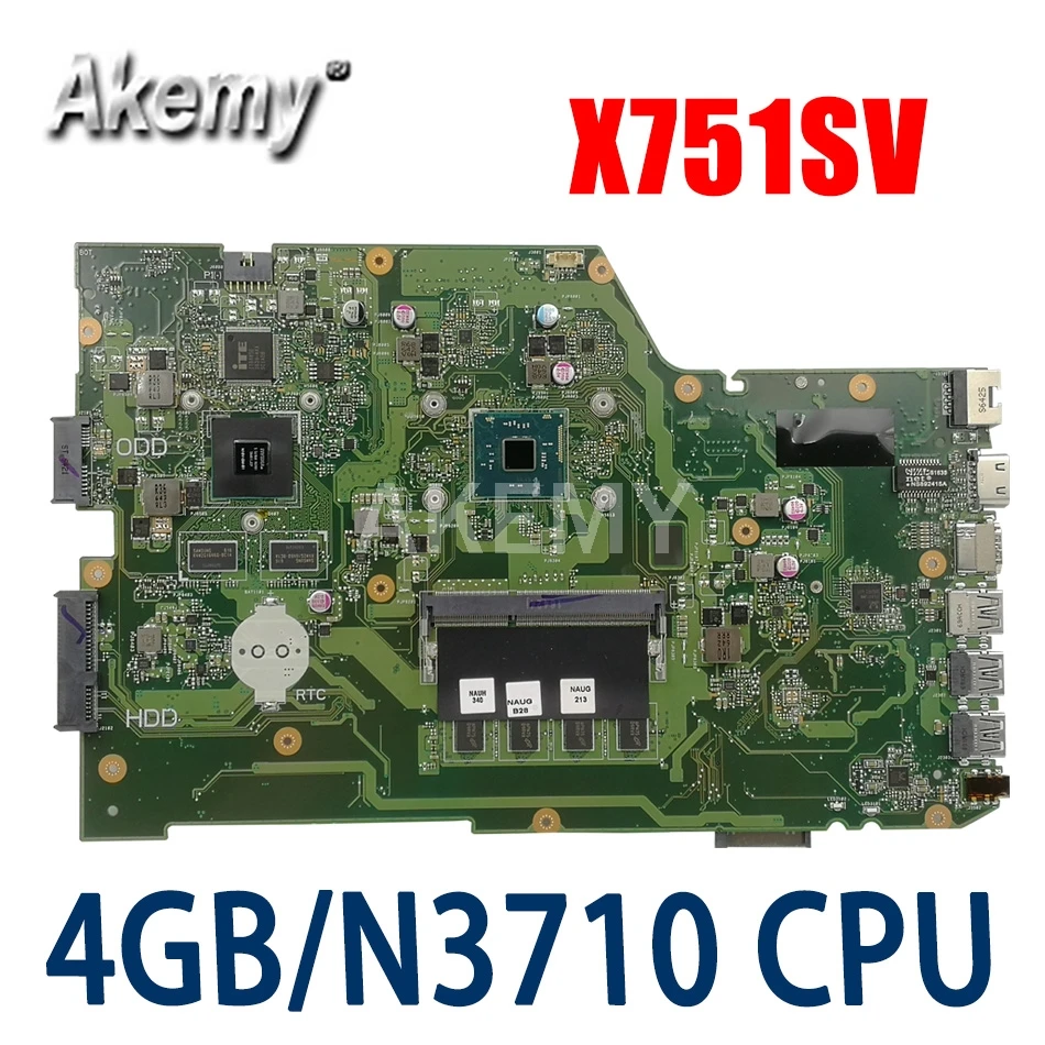 90NB0BR0-R01100 for ASUS X751SV X751SJ X751S Laptop Motherboard 4G/N3710/N3700 CPU GT940M
90NB0BR0-R01100 for ASUS X751SV X751SJ X751S Laptop Motherboard 4G/N3710/N3700 CPU GT940M