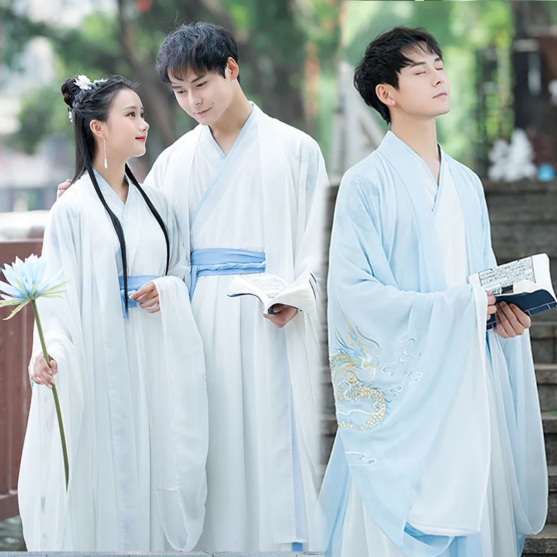 sleeve shirt elegant immortal gas wide sleeve couple Han costume male and female Han element performance class uniform
sleeve shirt elegant immortal gas wide sleeve couple Han costume male and female Han element performance class uniform