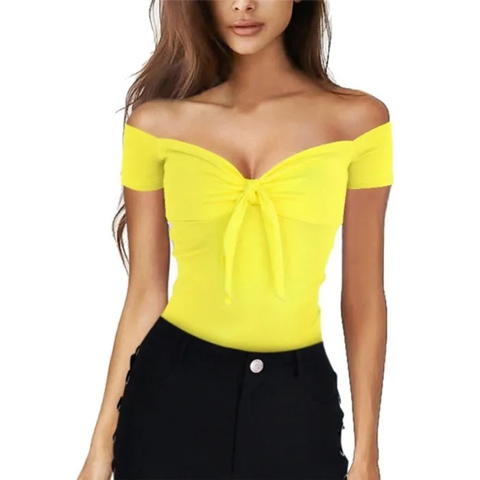 2020 Summer New Fashion v-neck Women Short Sleeve Sexy Slim Off Shoulder Shirts Causal Blouses Tops Wholesale
2020 Summer New Fashion v-neck Women Short Sleeve Sexy Slim Off Shoulder Shirts Causal Blouses Tops Wholesale