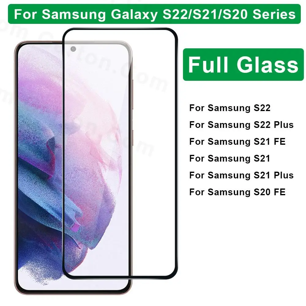 

Защита экрана для Samsung Galaxy S22 Plus S22 S21 Защитное стекло для смартфона закаленное стекло для Samsung S21 защитная пленка