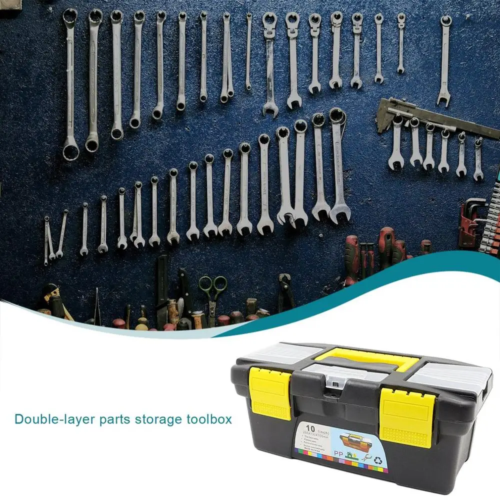 10 Inch 12.5Inch Multifunctional Instrument Parts Hardware Tool Storage Box ABS Plastic Toolbox Electrician Box
10 Inch 12.5Inch Multifunctional Instrument Parts Hardware Tool Storage Box ABS Plastic Toolbox Electrician Box