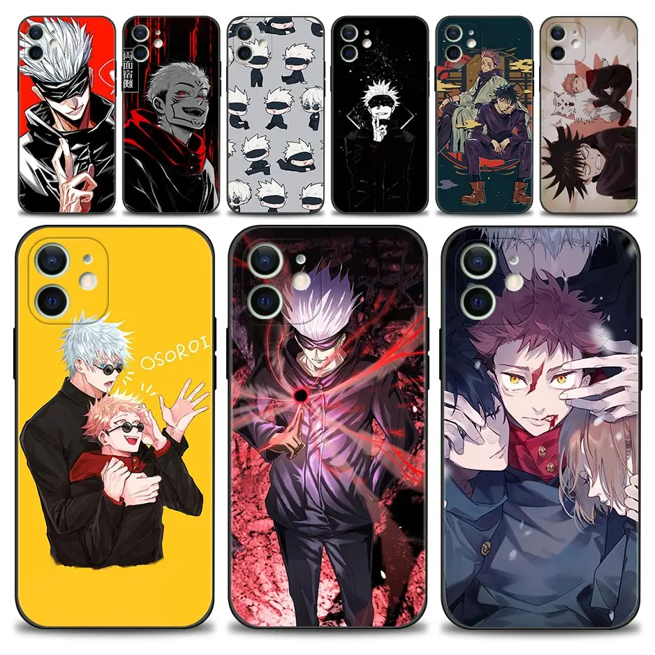 Anime Jujutsu Kaisen Phone Case For iPhone 13 12 11 Pro Max XS Max XR X 7 8 Plus 12 Mini 6S 5S SE 2020 Cover Silicone Shell 
Anime Jujutsu Kaisen Phone Case For iPhone 13 12 11 Pro Max XS Max XR X 7 8 Plus 12 Mini 6S 5S SE 2020 Cover Silicone Shell