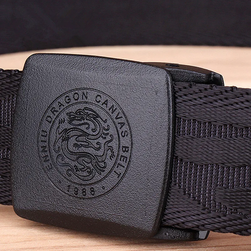 Red Jacquard Dragon Pattern Canvas Belts Men's Plastic Buckle Fashion Hot Sale Men Belt Black Blue Green Cinturon 100cm-125cm
Red Jacquard Dragon Pattern Canvas Belts Men's Plastic Buckle Fashion Hot Sale Men Belt Black Blue Green Cinturon 100cm-125cm
