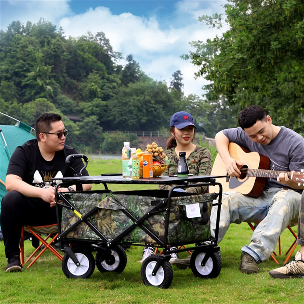 B-LIFE Sports Collapsible Outdoor Utility Wagon with Folding Table and Drink Holders
B-LIFE Sports Collapsible Outdoor Utility Wagon with Folding Table and Drink Holders