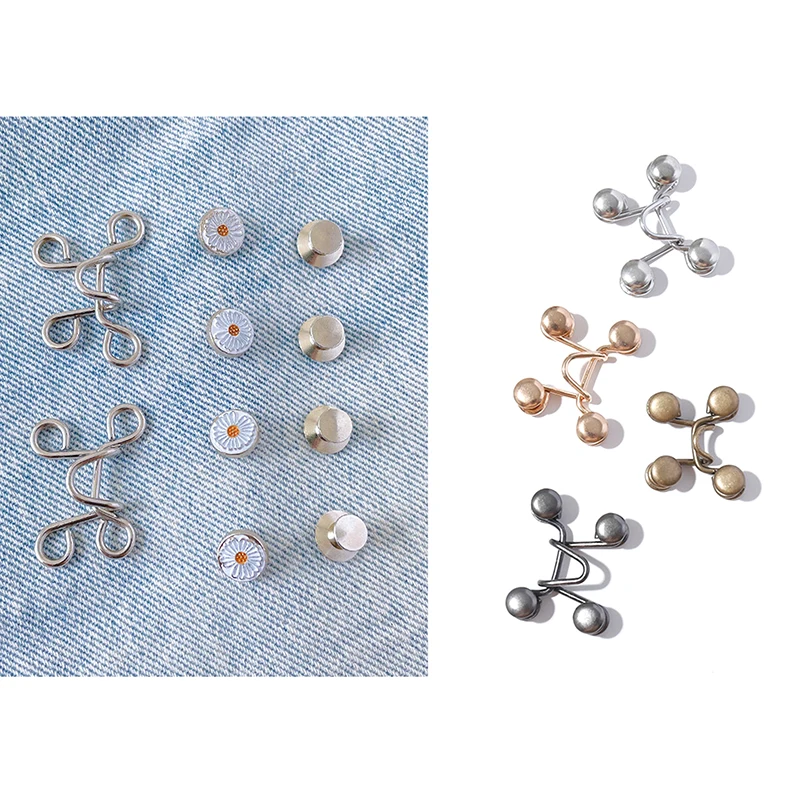 No-sewing Waist Buckle Waist Closing Artifact Invisible Adjustable Snap Button Removable Detachable Clothing Pant Sewing Tool
No-sewing Waist Buckle Waist Closing Artifact Invisible Adjustable Snap Button Removable Detachable Clothing Pant Sewing Tool