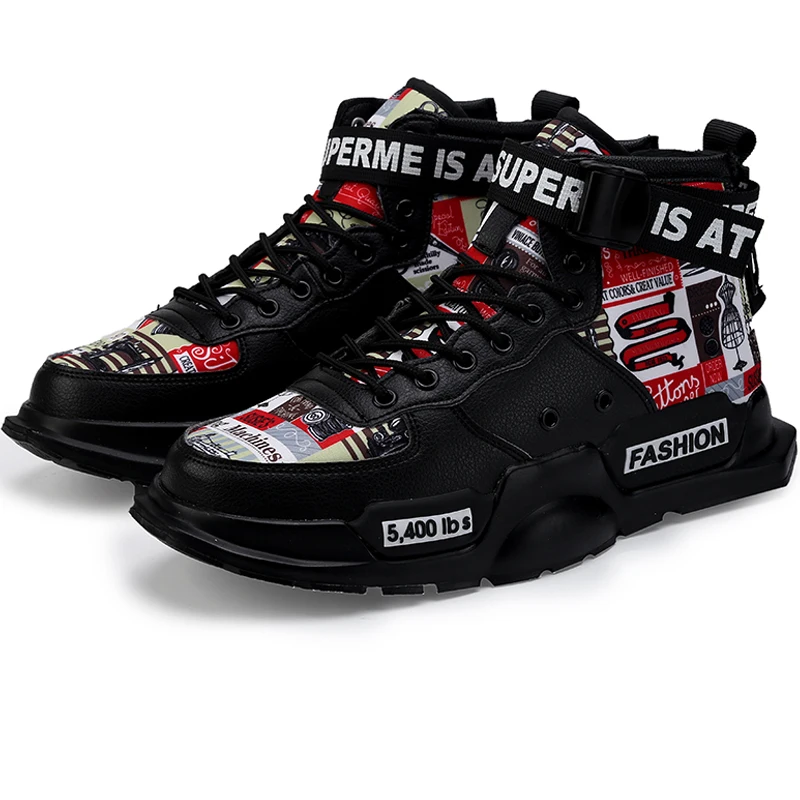 Brand Men Leather Casual Shoes Fashion Supersatr Sneakers Thick Sole Top Male Walking Shoes Outdoor Rubber Mens Boots Autumn Man
Brand Men Leather Casual Shoes Fashion Supersatr Sneakers Thick Sole Top Male Walking Shoes Outdoor Rubber Mens Boots Autumn Man