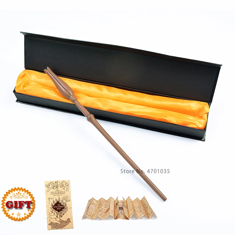 Magic Wands Cosplay Dumbledore Voldemorte Ron Hermione HP Magical Wand with Box and Maps as Gift
Magic Wands Cosplay Dumbledore Voldemorte Ron Hermione HP Magical Wand with Box and Maps as Gift