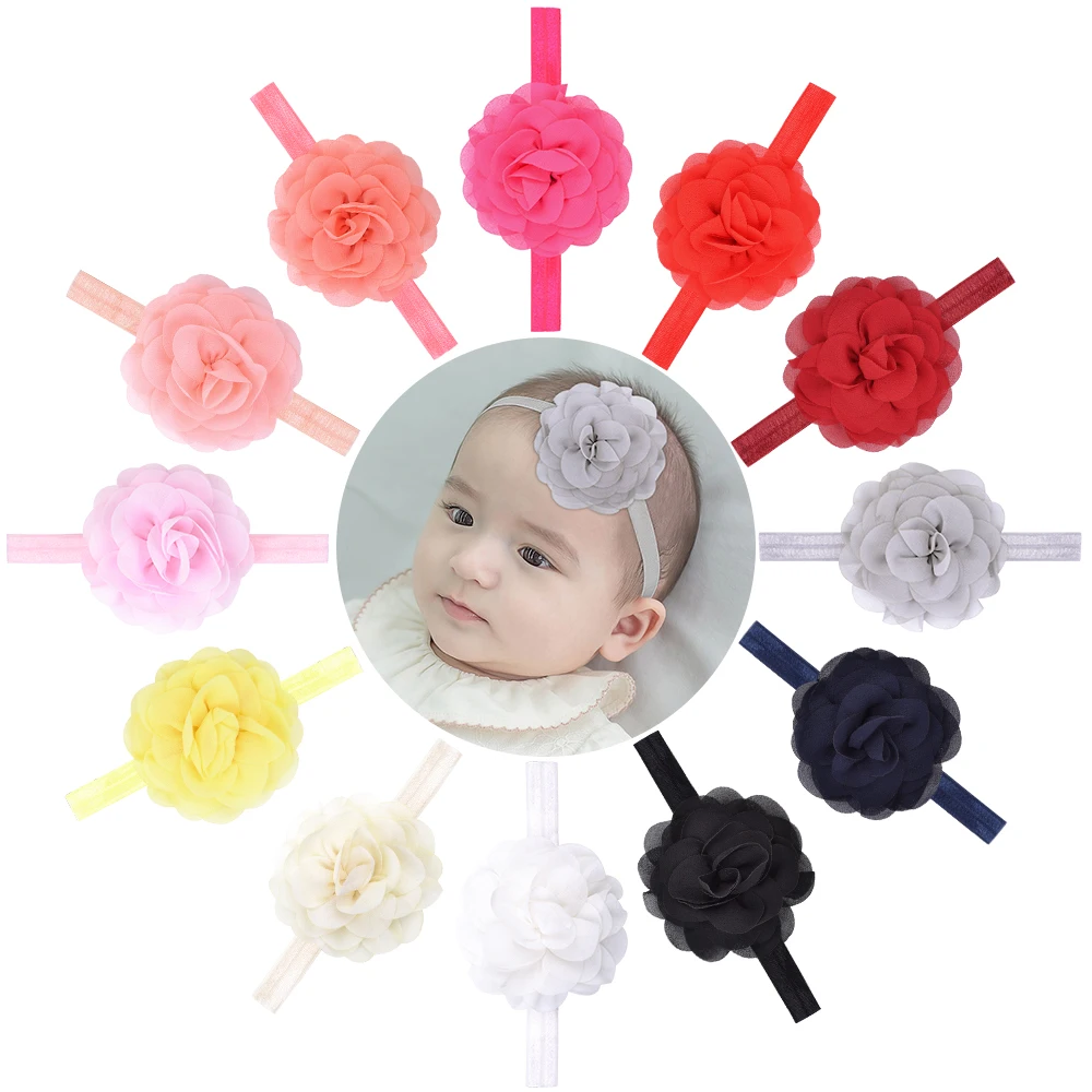 12Pcs/Lot 3.5Inches Solid Color Chiffon Flower Headband For Baby Girls Elastic Band Boutique Handmade Headwear Hair Accessories
12Pcs/Lot 3.5Inches Solid Color Chiffon Flower Headband For Baby Girls Elastic Band Boutique Handmade Headwear Hair Accessories
