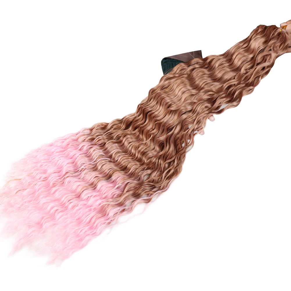 32inches Deep Wave Bulk Hair Extenssion Crochet Hair Synthetic Braid Hair Ombre Braiding Hair Extensions Long Bohemian Hair
32inches Deep Wave Bulk Hair Extenssion Crochet Hair Synthetic Braid Hair Ombre Braiding Hair Extensions Long Bohemian Hair