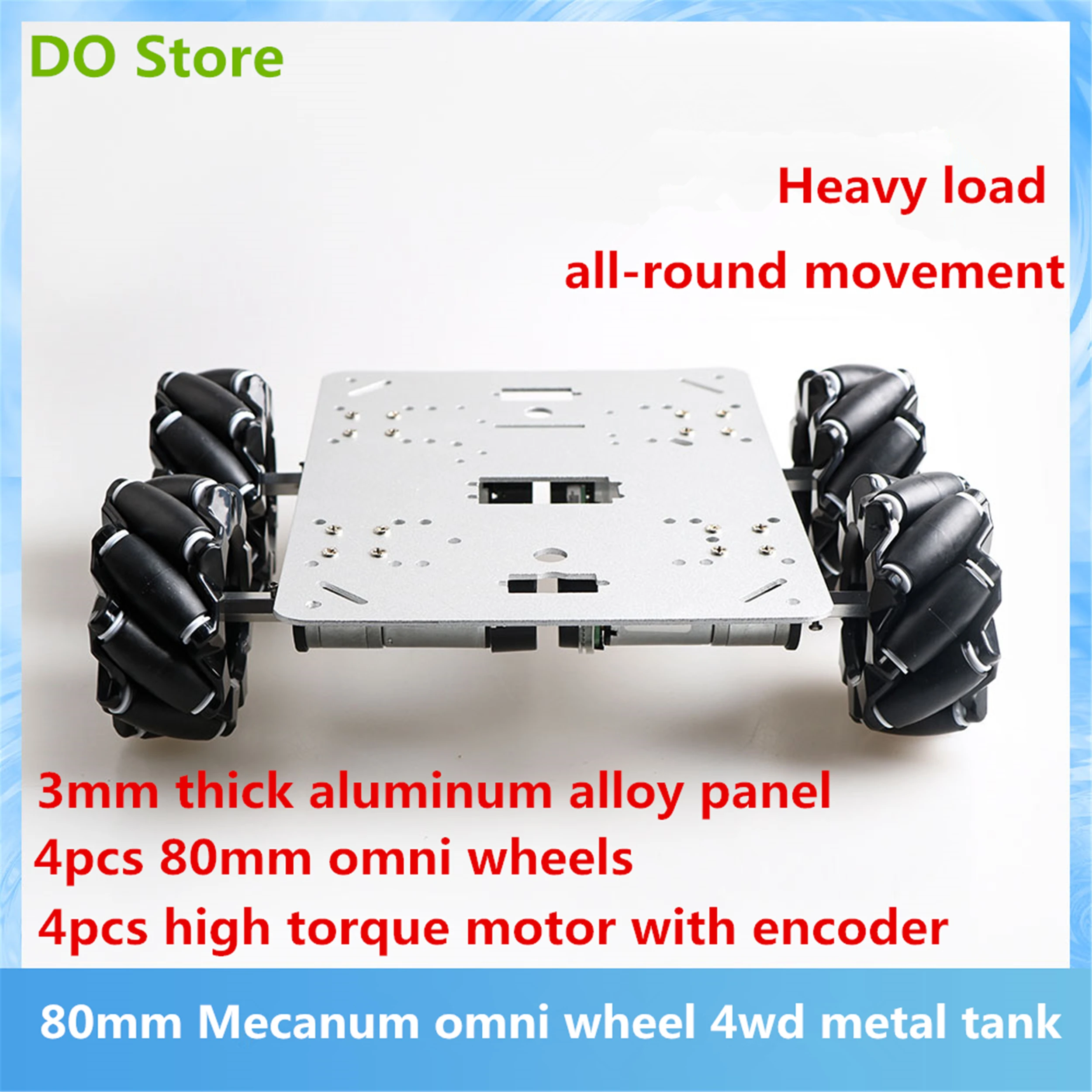 DO Store 80 мм Mecanum всенаправленное колесо 4WD большой металлический резервуар шасси комплект 12 В двигатель постоянного тока с кодировщиком DIY Платформа ROS/ Drift
DO Store 80 мм Mecanum всенаправленное колесо 4WD большой металлический резервуар шасси комплект 12 В двигатель постоянного тока с кодировщиком DIY Платформа ROS/ Drift