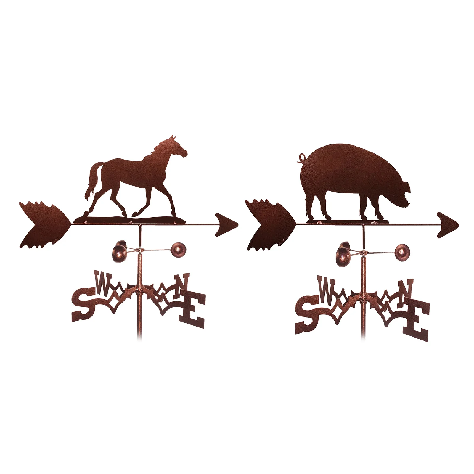 Pig Weathervane With Roof Mount Weather Vane Wind Direction Indicator Retro Wind Vane Metal Measuring Tool Garden Creative Stain
Pig Weathervane With Roof Mount Weather Vane Wind Direction Indicator Retro Wind Vane Metal Measuring Tool Garden Creative Stain