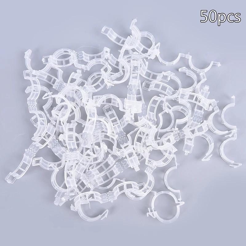 50/100pcs Reusable 25mm Plastic Plant Support Clips Clamps For Plants Hanging Vine Garden Greenhouse Vegetables Tomatoes Clips 
50/100pcs Reusable 25mm Plastic Plant Support Clips Clamps For Plants Hanging Vine Garden Greenhouse Vegetables Tomatoes Clips