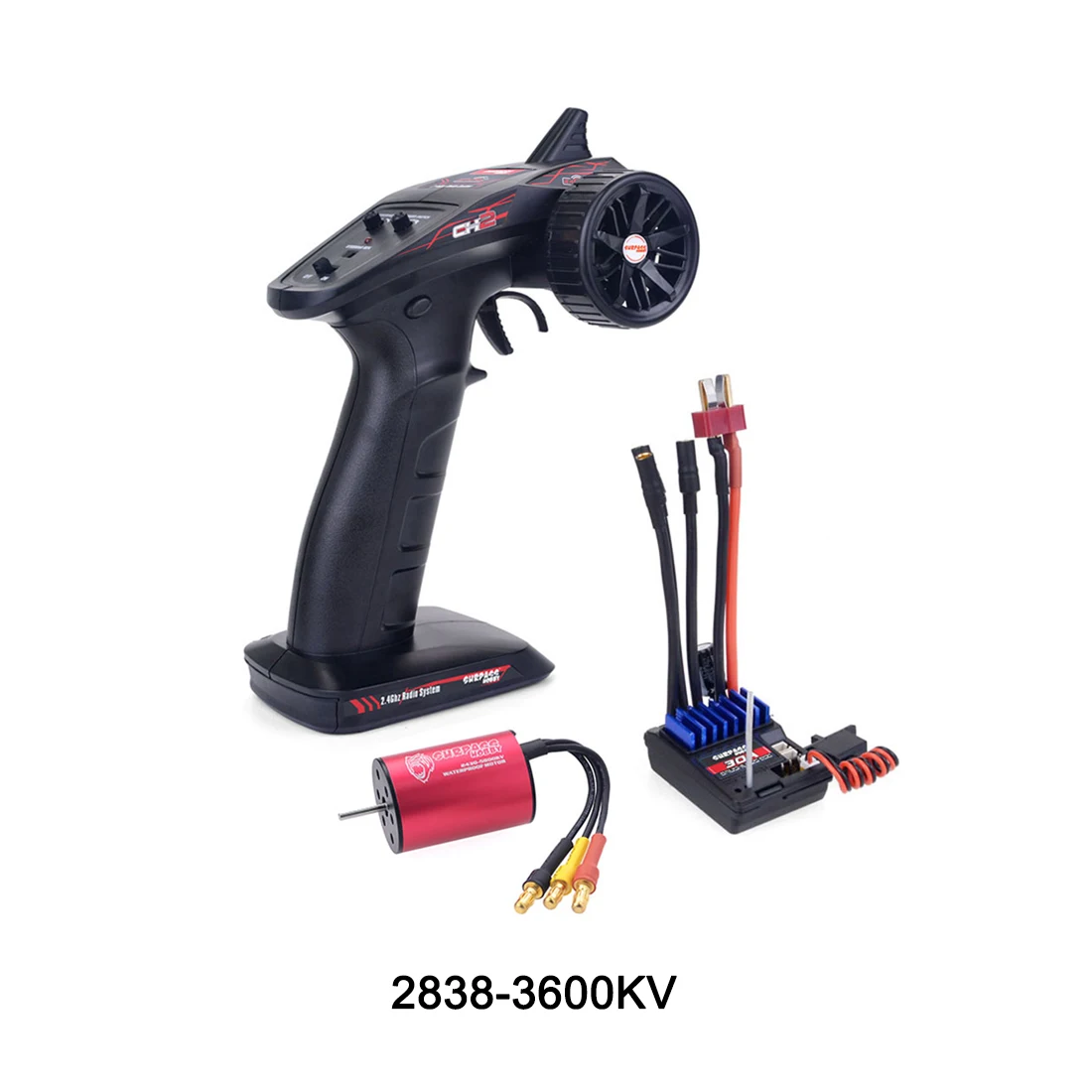 Surpass Hobby RC 2.4G CH2 Transmitter Receiver + Waterproof 2240 2435 2440 2845 Brushless Motor +2in1 ESC for RC Car Boat Toys
Surpass Hobby RC 2.4G CH2 Transmitter Receiver + Waterproof 2240 2435 2440 2845 Brushless Motor +2in1 ESC for RC Car Boat Toys
