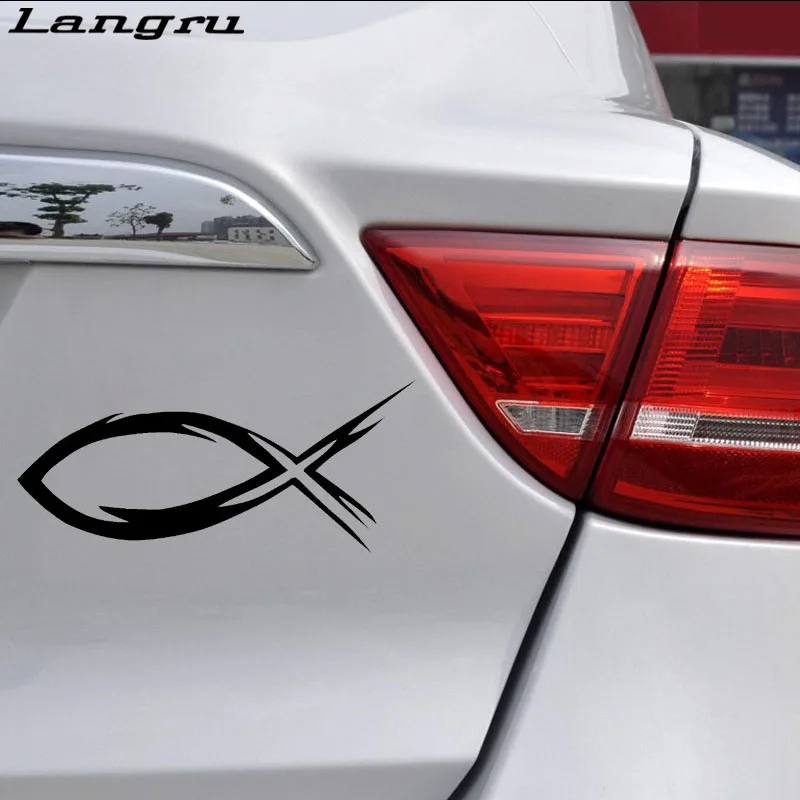 Langru Grunge Jesus Fish Vinyl Decal Window Decoration Creative Car Stickers Car Accessories Jdm
Langru Grunge Jesus Fish Vinyl Decal Window Decoration Creative Car Stickers Car Accessories Jdm