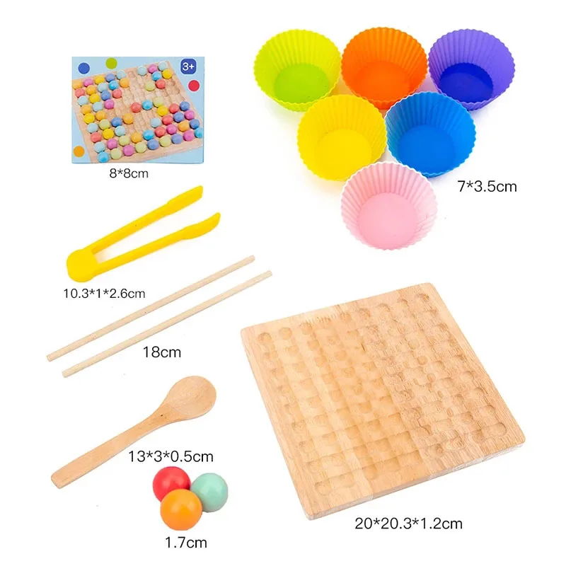 YAIZLBCA Multi-Function Play Wooden Beads Game Parent-Child Puzzle Chess Board Rainbow Toy Montessori Educational Games for Kids
YAIZLBCA Multi-Function Play Wooden Beads Game Parent-Child Puzzle Chess Board Rainbow Toy Montessori Educational Games for Kids