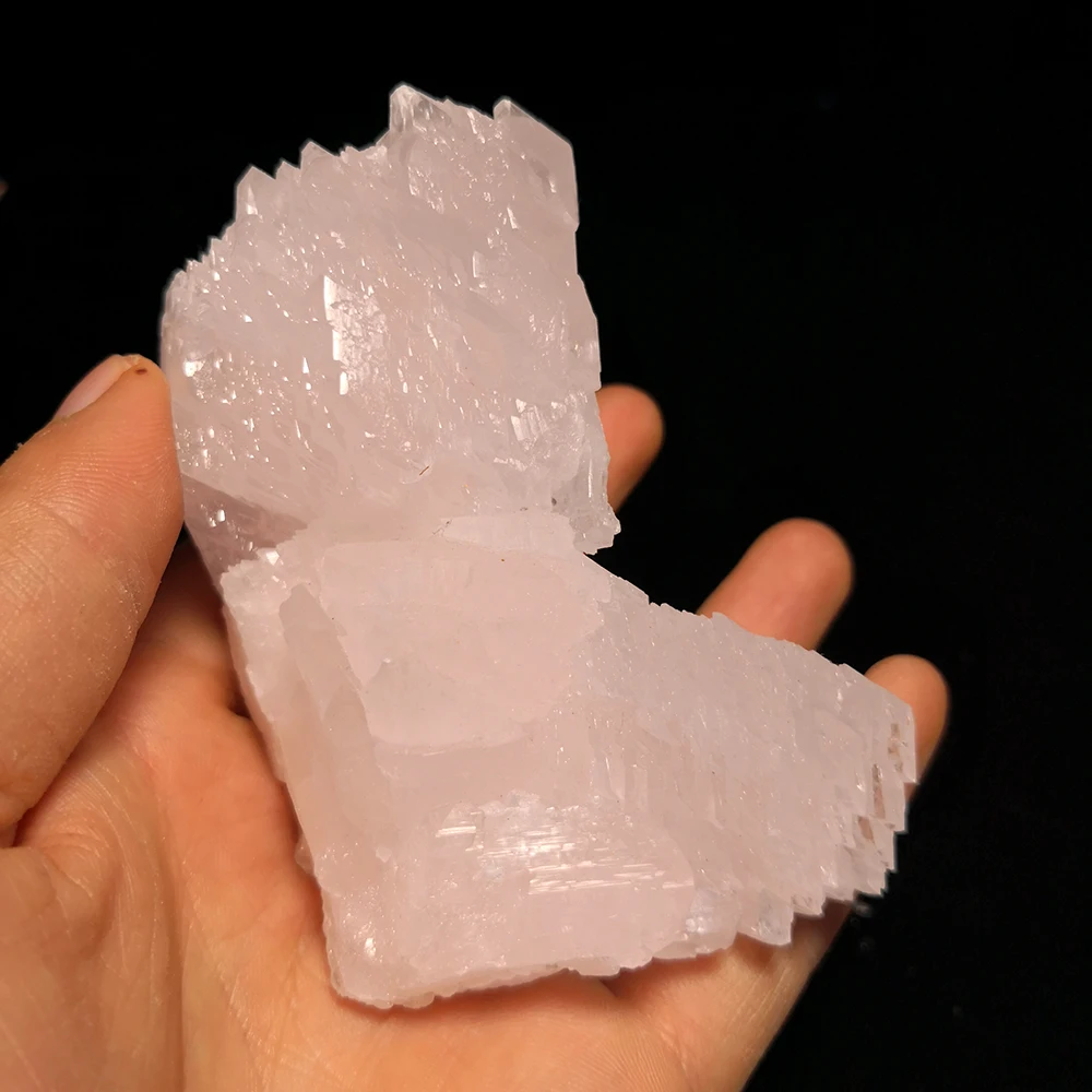 343g C6-3 Natural Stone Quartz Pink Calcite Mineral Crystal Specimen from Hunan Province,China
343g C6-3 Natural Stone Quartz Pink Calcite Mineral Crystal Specimen from Hunan Province,China