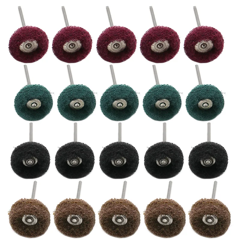 Shank Nylon Abrasive Wheel Brush Rotary Tool Accessories With 3mm Shank For Buffing Polishing Grinding tools 20pcs
Shank Nylon Abrasive Wheel Brush Rotary Tool Accessories With 3mm Shank For Buffing Polishing Grinding tools 20pcs