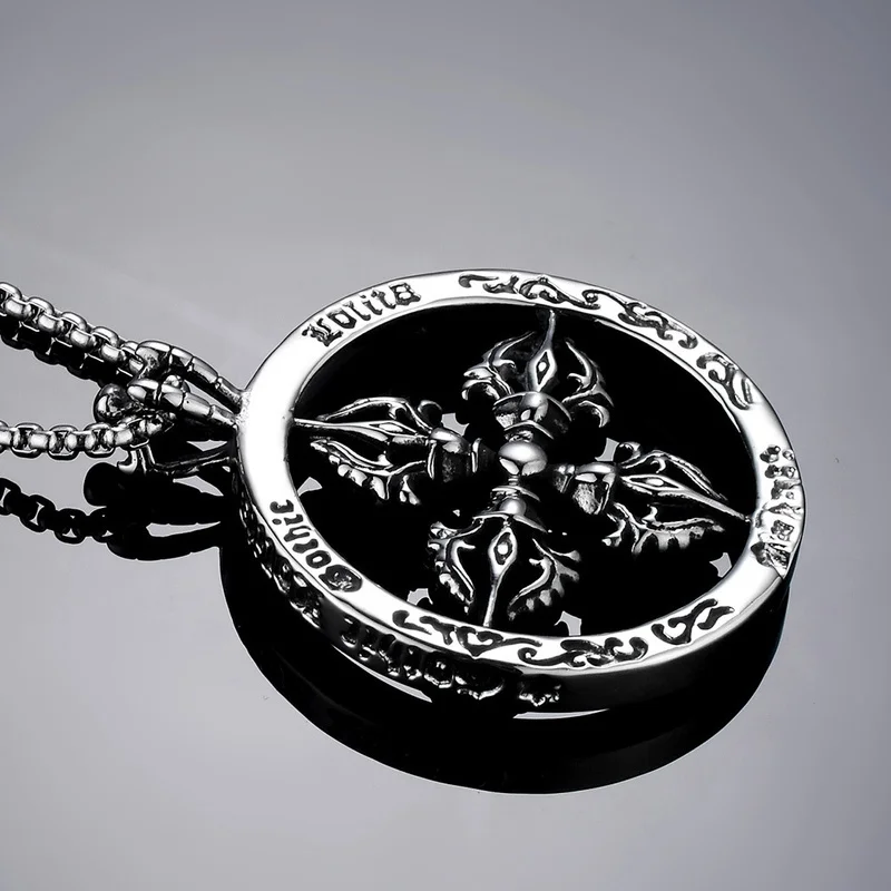 Men's Women's Universal Pendant Necklace Round Cross Exquisite Retro Hip Hop Rock Punk Boy Holiday Gift Jewelry Wholesale
Men's Women's Universal Pendant Necklace Round Cross Exquisite Retro Hip Hop Rock Punk Boy Holiday Gift Jewelry Wholesale
