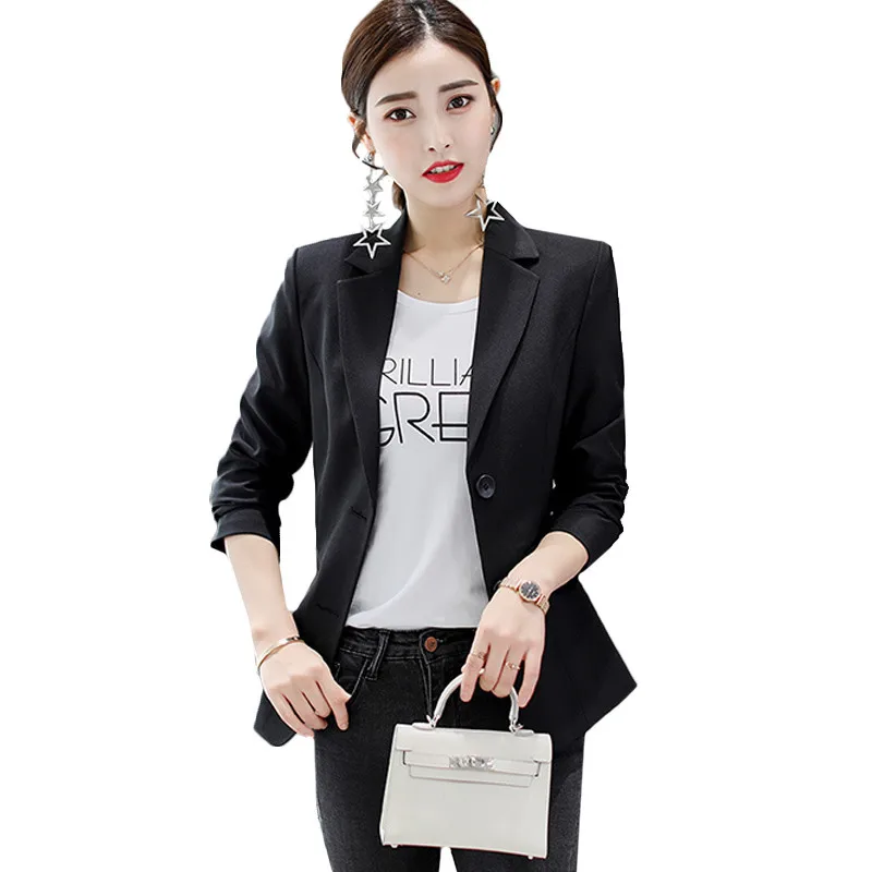 Slim Work Lady Blazer Elegant Coat Femme Women Suit Office Jackets 
Slim Work Lady Blazer Elegant Coat Femme Women Suit Office Jackets