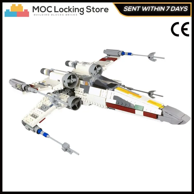 Movie Series Wars MOC-59321 ncom T-65 Ecks Wing Starfighter "Red 5" MOC Building Blocks Bricks Collection Model Toys Gifts
Movie Series Wars MOC-59321 ncom T-65 Ecks Wing Starfighter "Red 5" MOC Building Blocks Bricks Collection Model Toys Gifts