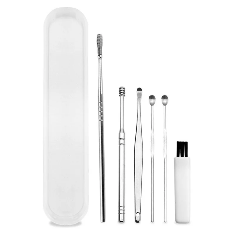 Linkway 6-Piece Earplug Earwax Removal Kit, Earmuff Wax Removal Tool, With Cleaning Brush And Storage Box
Linkway 6-Piece Earplug Earwax Removal Kit, Earmuff Wax Removal Tool, With Cleaning Brush And Storage Box