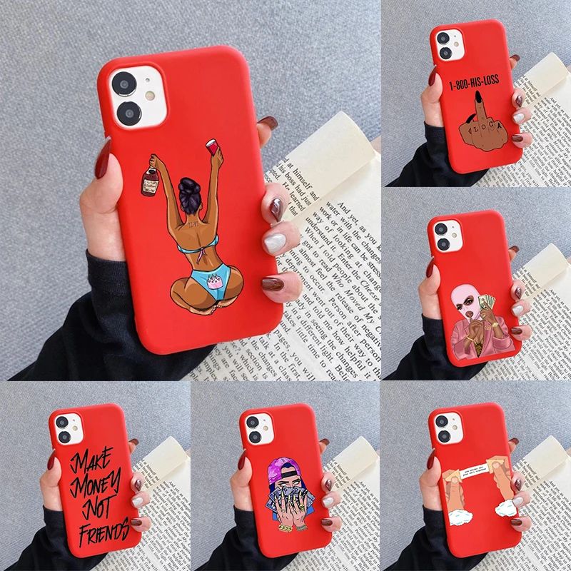 Afro Girls Black Women Art Red TPU Case For iPhone 11 12 13 Pro XS Max X XR 7 8 6 Plus Make Money Cash Girl Melanin Poppin Case
Afro Girls Black Women Art Red TPU Case For iPhone 11 12 13 Pro XS Max X XR 7 8 6 Plus Make Money Cash Girl Melanin Poppin Case