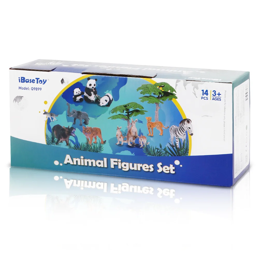 iBaseToy 14PCS Animal Figures Set Realistic Wild Animal Models for Kids and Toddler Educations
iBaseToy 14PCS Animal Figures Set Realistic Wild Animal Models for Kids and Toddler Educations