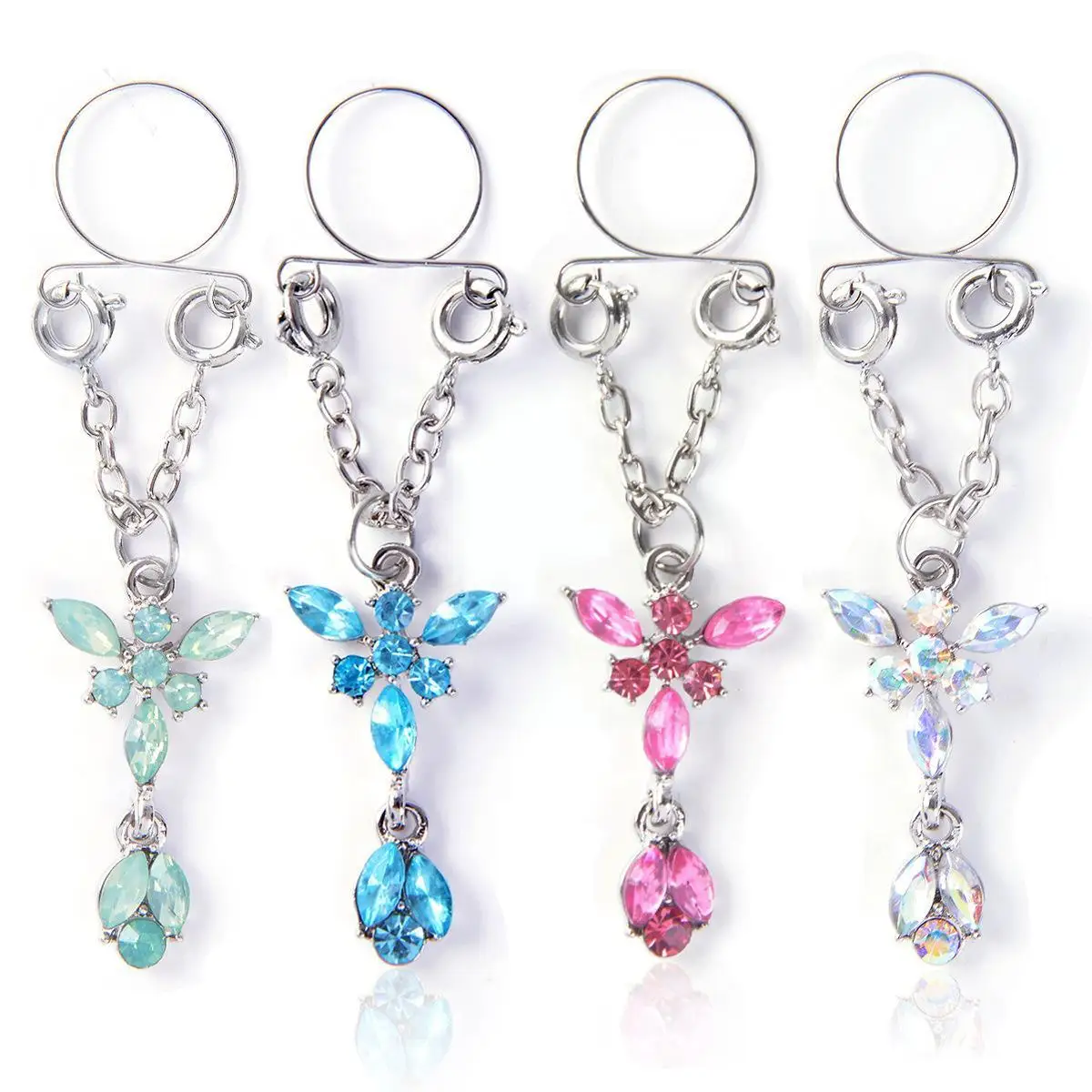 1pc Sexy Crystal Butterfly Pendant Nipple Ring Dangle Ring Body Jewelry Pierced Non Piercing Clip Shiny Nipple W7M8
1pc Sexy Crystal Butterfly Pendant Nipple Ring Dangle Ring Body Jewelry Pierced Non Piercing Clip Shiny Nipple W7M8