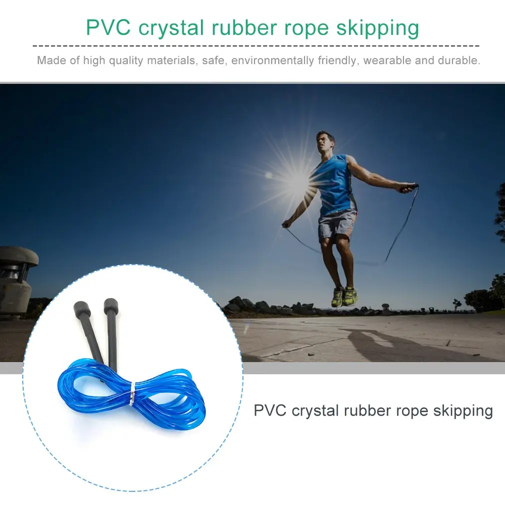 Student Jumping Rope Professional PVC Crystal Soft Rubber Rope Practical Wear-Resistant Portable Skipping Rope
Student Jumping Rope Professional PVC Crystal Soft Rubber Rope Practical Wear-Resistant Portable Skipping Rope