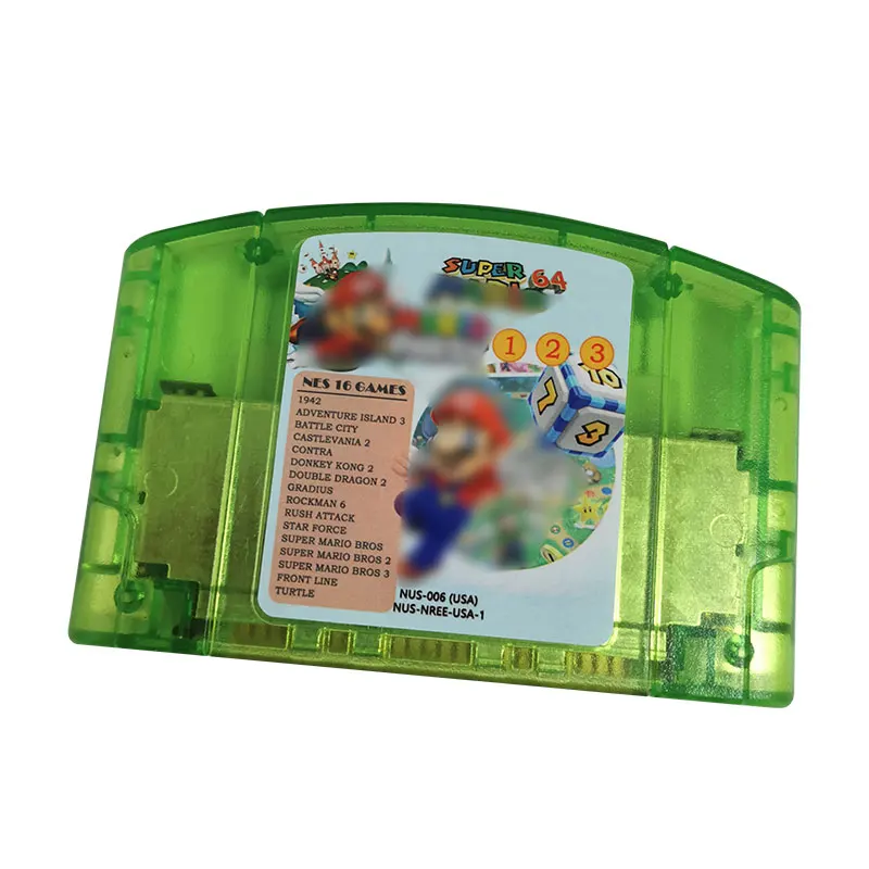 High Quality N64 Video Game Cartridge Card US Version with NTSC Mode for N64 Game Console US and Canada
High Quality N64 Video Game Cartridge Card US Version with NTSC Mode for N64 Game Console US and Canada