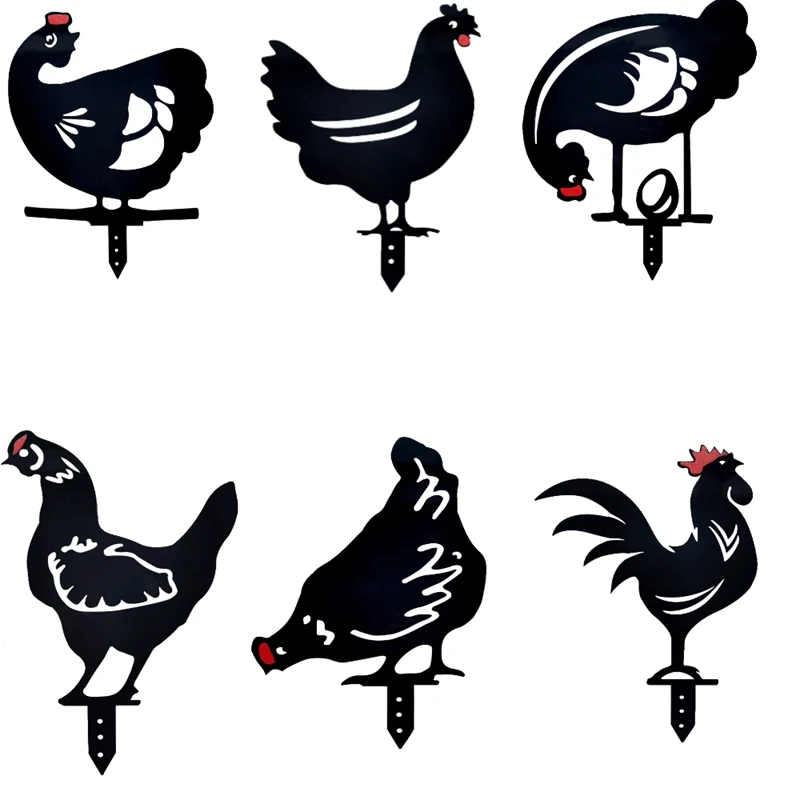 Rooster Duck Animal Silhouette Stake for Yards, Chickens Duck Silhouette Garden Decoration Outdoor Lawn Ornaments
Rooster Duck Animal Silhouette Stake for Yards, Chickens Duck Silhouette Garden Decoration Outdoor Lawn Ornaments