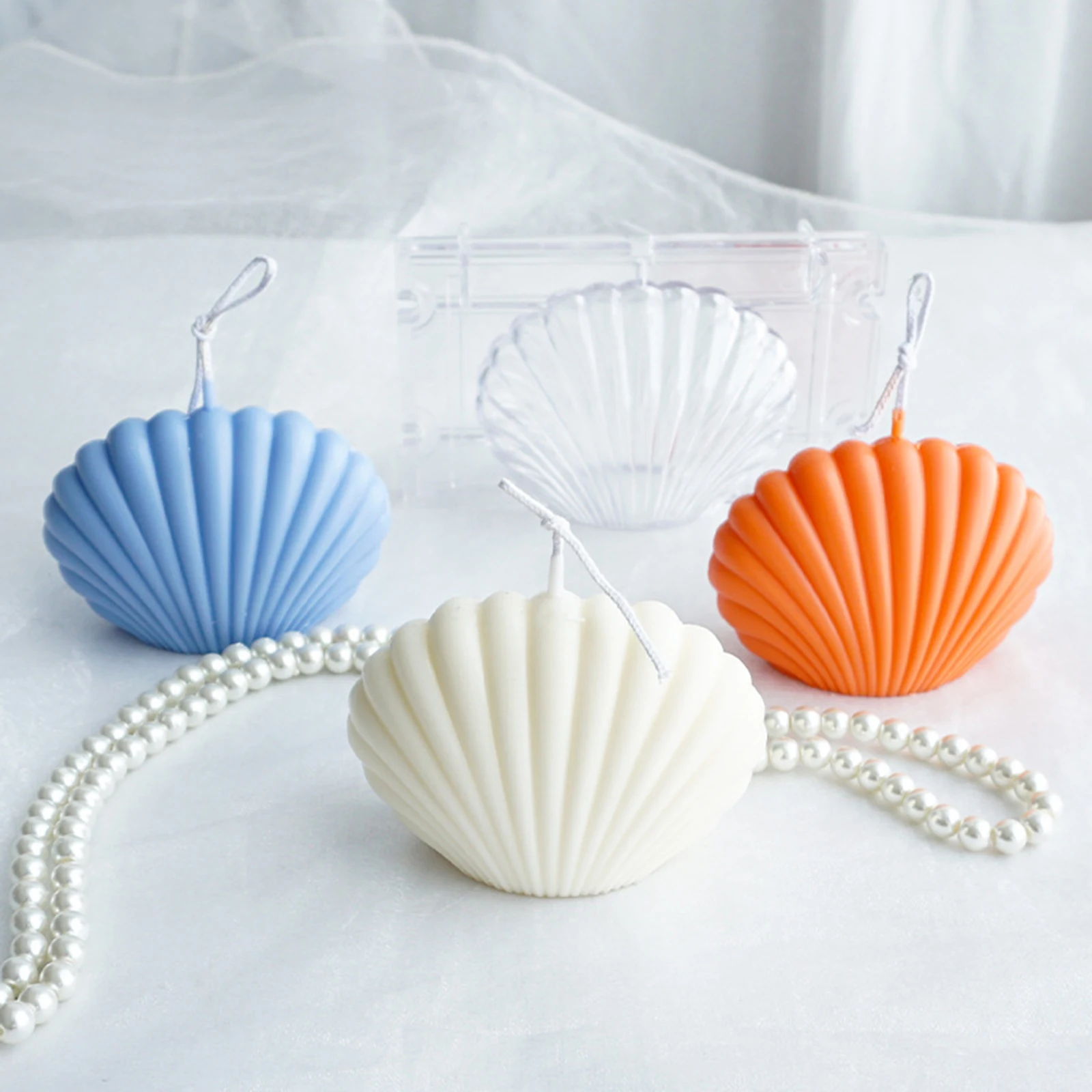 Pearl Seashell Scallop De Scented Candle Mold Shape DIY Handmade Aromatherapy Candle Making Soap Mould Craft Decoration Tools
Pearl Seashell Scallop De Scented Candle Mold Shape DIY Handmade Aromatherapy Candle Making Soap Mould Craft Decoration Tools