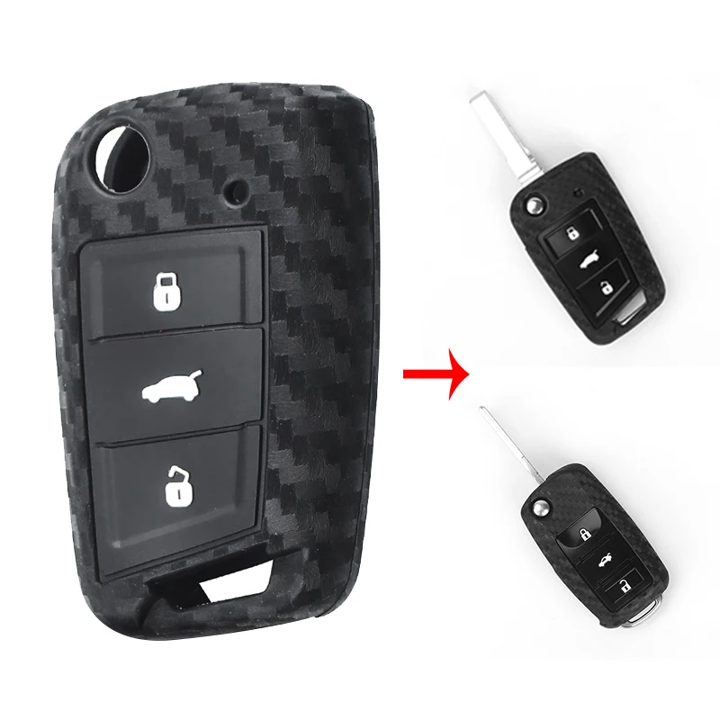 Carbon fiber Car Key Cover case For VW Volkswagen Polo 6r Golf mk7 5 6 mk6 Tiguan 2019 2013 T5 Jetta mk5 mk4 Atlas Accessories
Carbon fiber Car Key Cover case For VW Volkswagen Polo 6r Golf mk7 5 6 mk6 Tiguan 2019 2013 T5 Jetta mk5 mk4 Atlas Accessories