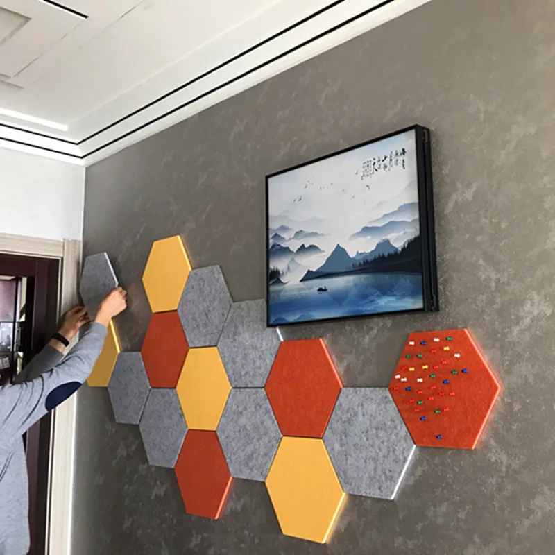 Новый INS Горячая Экологичная 9 мм войлочная ткань Dedigner DIY Ручная работа стена с
