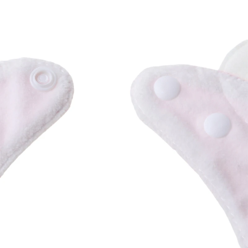 2Pcs Baby Anti-dirty Cotton Bibs with Angel Embroidery Lace Saliva Towel