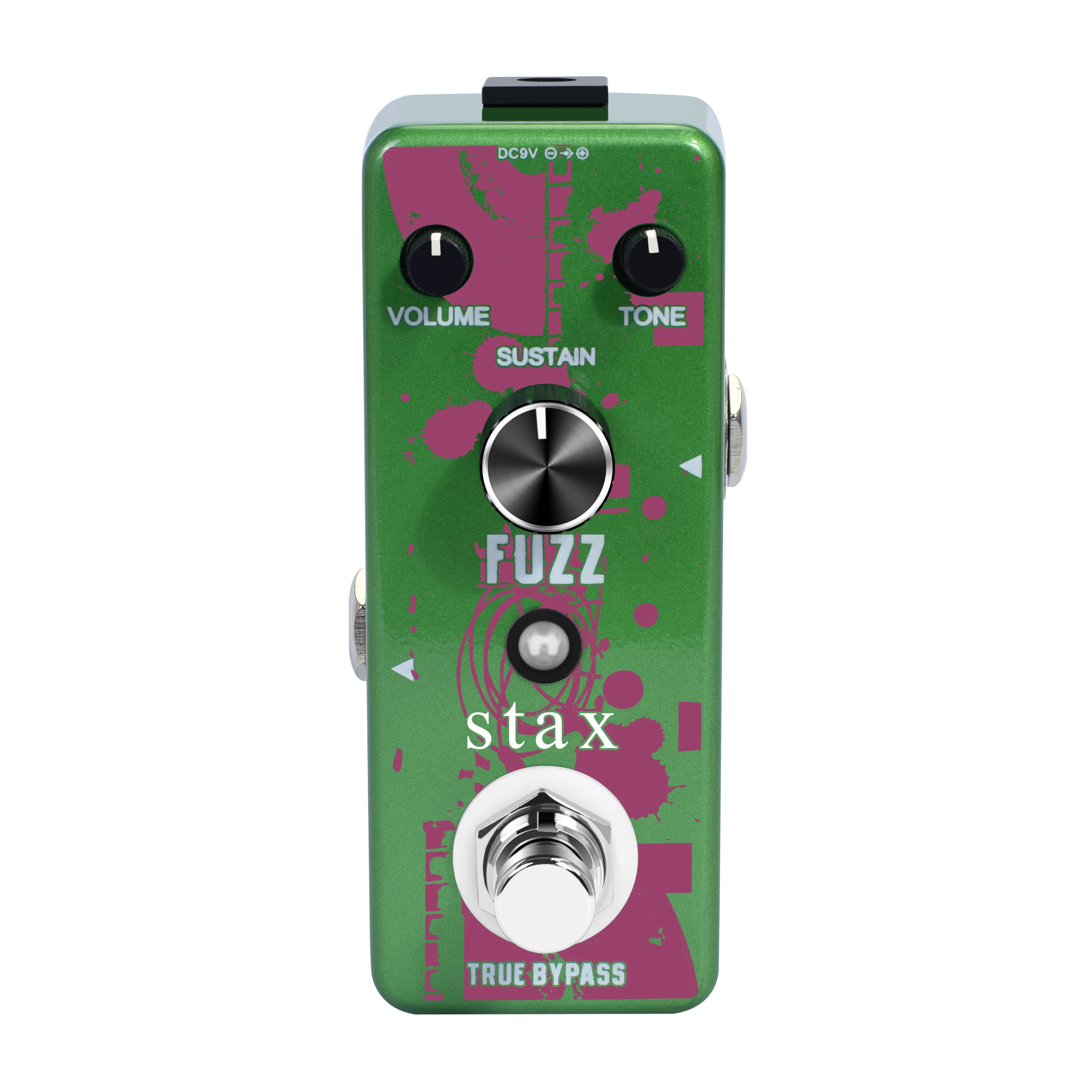

Stax LEF-306 Fuzz Pedal For Electric Guitar & Bass Traditional Fuzz Effect, Plump And Rich Under Full Metal Shell ​True Bypass