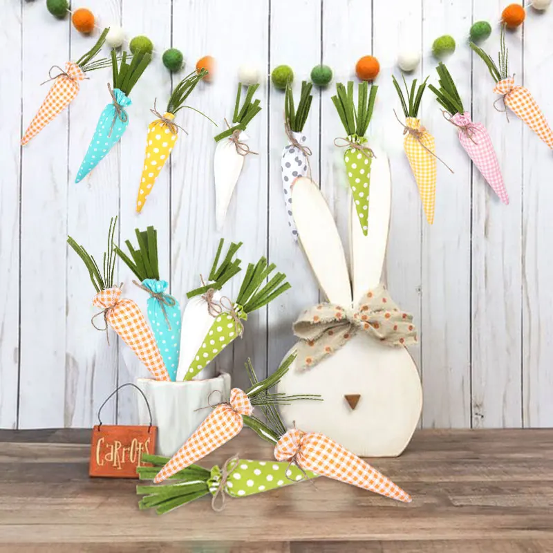 Non Woven Easter Carrots Ornaments Fabric DIY Carrot for Easter Home Hanging Pendant Party Decorations Kids Easter Party gifts
Non Woven Easter Carrots Ornaments Fabric DIY Carrot for Easter Home Hanging Pendant Party Decorations Kids Easter Party gifts