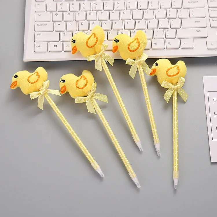 XGZ 24 Plush Little Yellow Duck Cartoon Expression Ballpoint Pen Signature Student Prizes
XGZ 24 Plush Little Yellow Duck Cartoon Expression Ballpoint Pen Signature Student Prizes