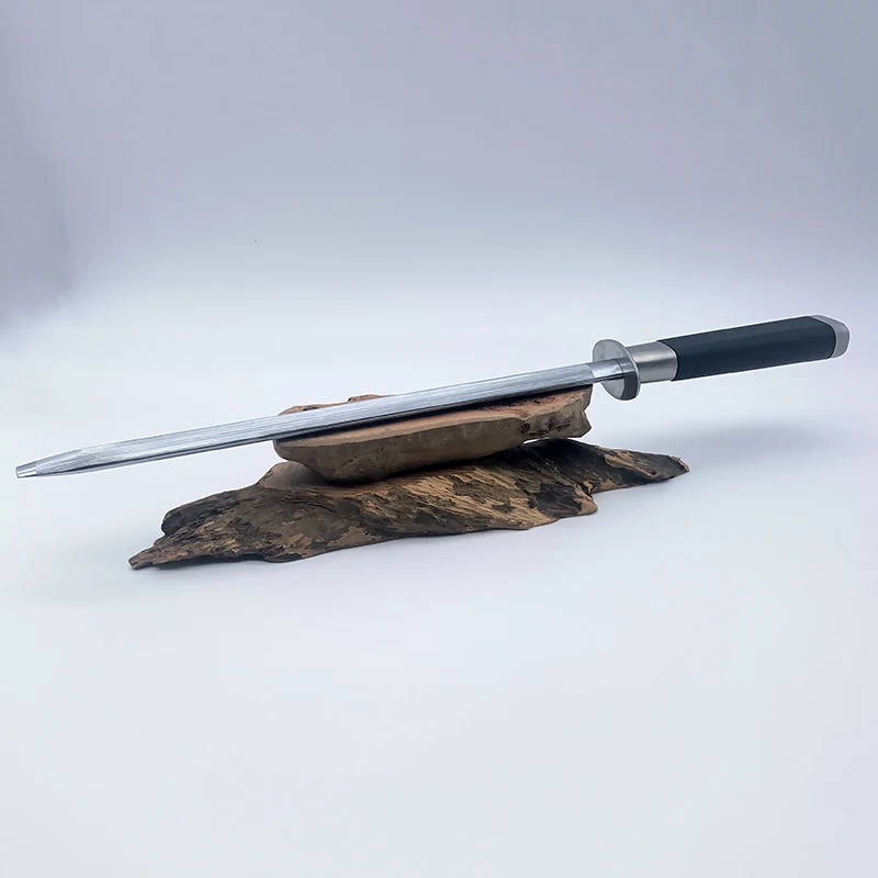 Carbon steel sharpening rod home kitchen sharpening stick butcher artifact sharpener musat Sharpen professional sharpening
Carbon steel sharpening rod home kitchen sharpening stick butcher artifact sharpener musat Sharpen professional sharpening