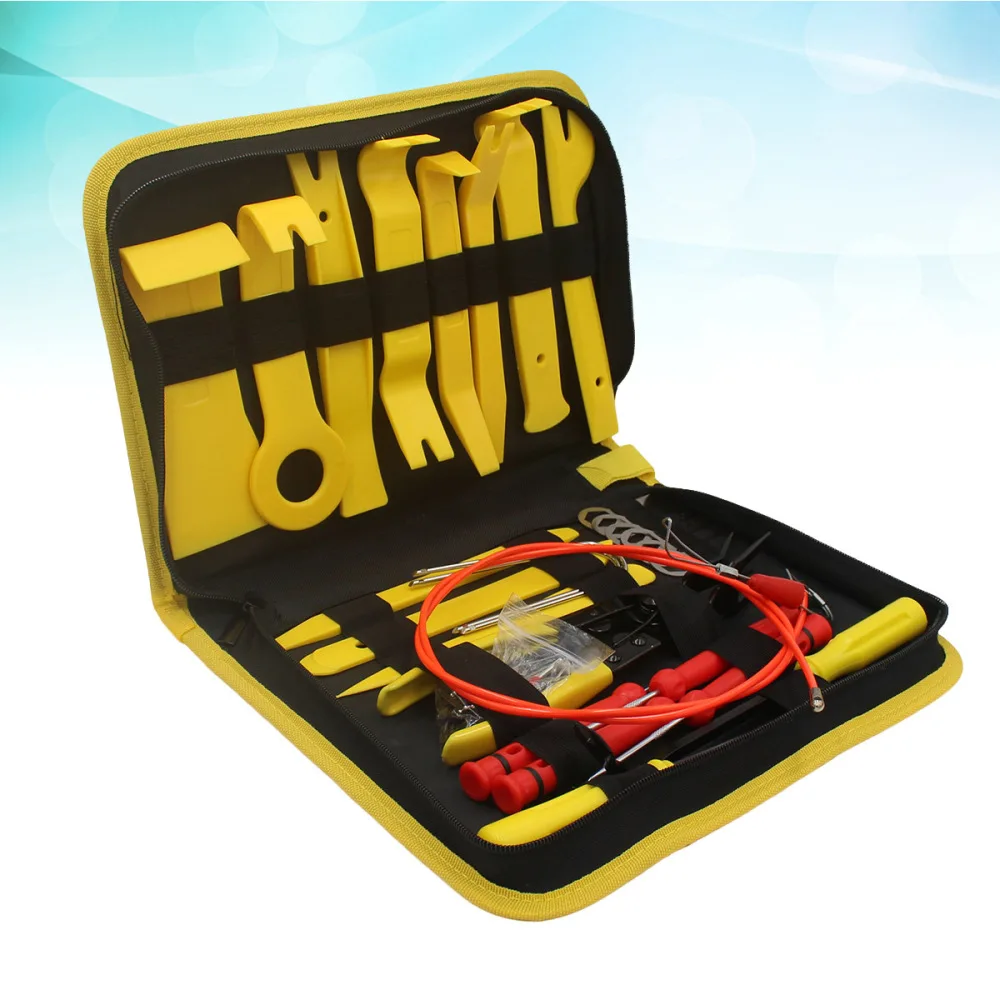 39 in 1 Car Repair Removal Tool Kit Car Speaker Door Trim Wiring Modification Tool (Red)
39 in 1 Car Repair Removal Tool Kit Car Speaker Door Trim Wiring Modification Tool (Red)