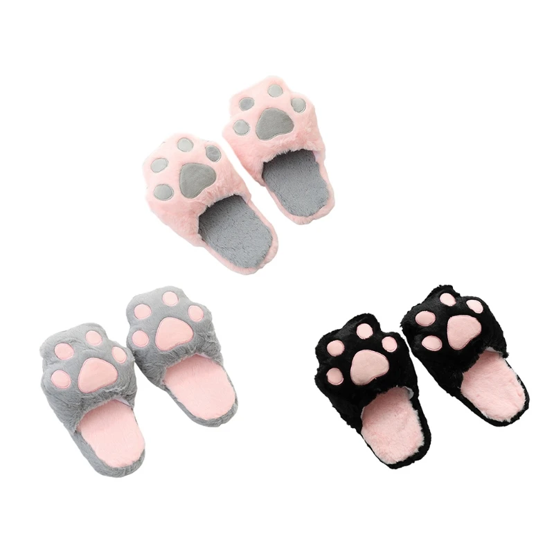 Q1FA Women's Shoes Cartoon Pink Slippers Plush Warm Kawaii Slippers Home Flat Shoes Non-slip Cat Claw Slippers Home Slippers
Q1FA Women's Shoes Cartoon Pink Slippers Plush Warm Kawaii Slippers Home Flat Shoes Non-slip Cat Claw Slippers Home Slippers