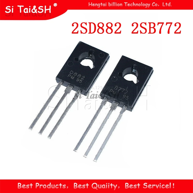 20 шт. 2SD882 2SB772 TO-126 ( 10 шт. D882 + 10 шт. B772 ) TO126 IC новый и оригинальный
20 шт. 2SD882 2SB772 TO-126 ( 10 шт. D882 + 10 шт. B772 ) TO126 IC новый и оригинальный